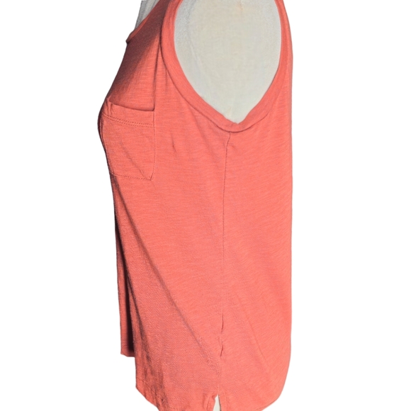 Madewell Whisper Cotton Picker Crewneck Muscle Tank Burnt Orange XXS - Picture 6 of 7